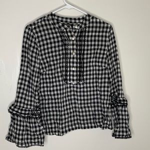 LIGHTLY WORN JCREW BLOUSE